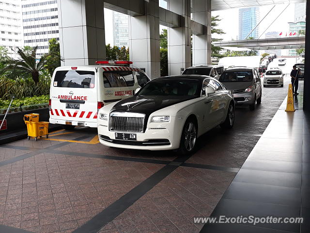 Rolls-Royce Wraith spotted in Jakarta, Indonesia