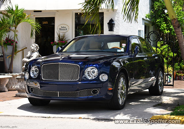 Bentley Mulsanne spotted in Palm Beach, Florida