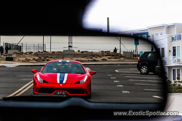 Ferrari 458 Italia spotted in Asbury Park, New Jersey