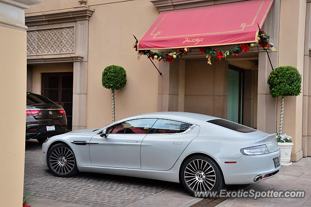 Aston Martin Rapide spotted in Beverly Hills, California