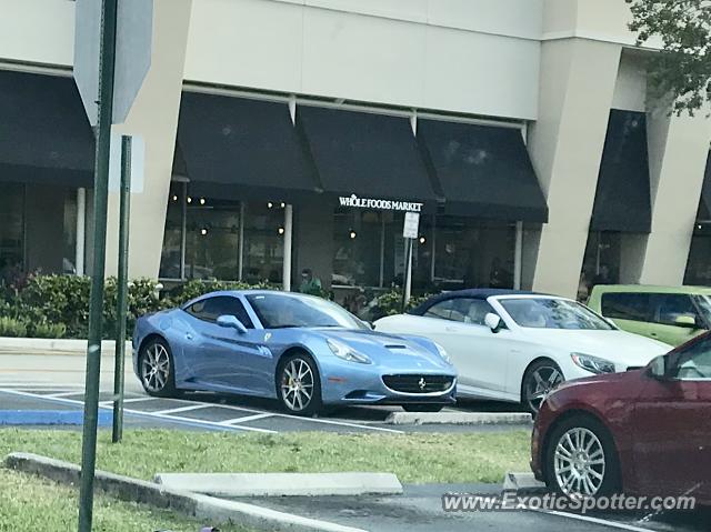 Ferrari California spotted in Ft Lauderdale, Florida