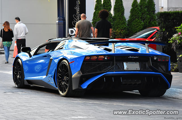 Lamborghini Aventador spotted in Toronto, Canada