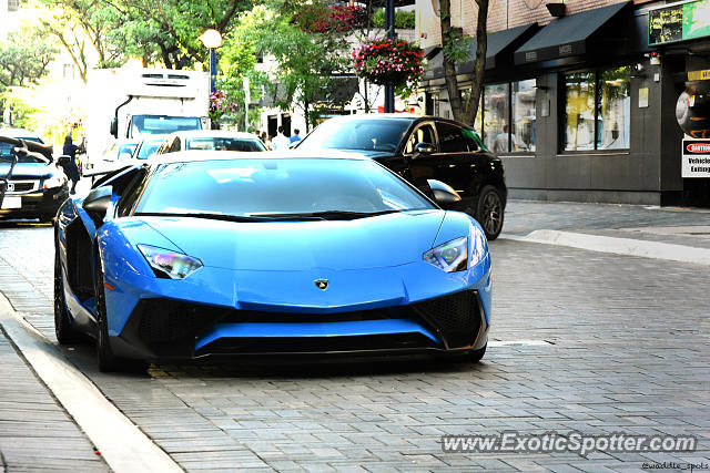 Lamborghini Aventador spotted in Toronto, Canada