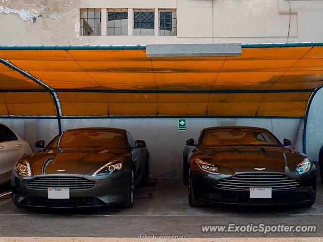 Aston Martin DB11 spotted in Lima, Peru