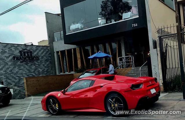 Ferrari 488 GTB spotted in Lima, Peru