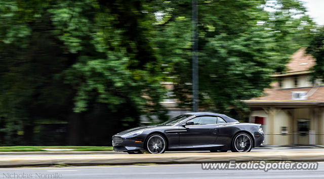 Aston Martin DB9 spotted in Charlotte, North Carolina