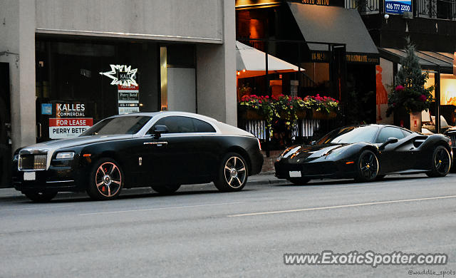 Ferrari 488 GTB spotted in Toronto, Canada