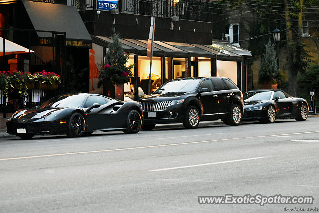 Ferrari 488 GTB spotted in Toronto, Canada