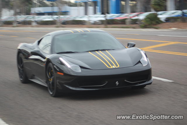 Ferrari 458 Italia spotted in Tampa, Florida