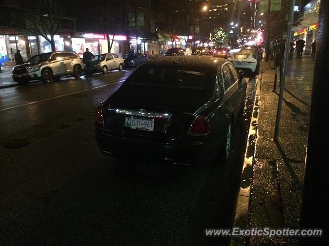 Rolls-Royce Ghost spotted in Vancouver, Canada