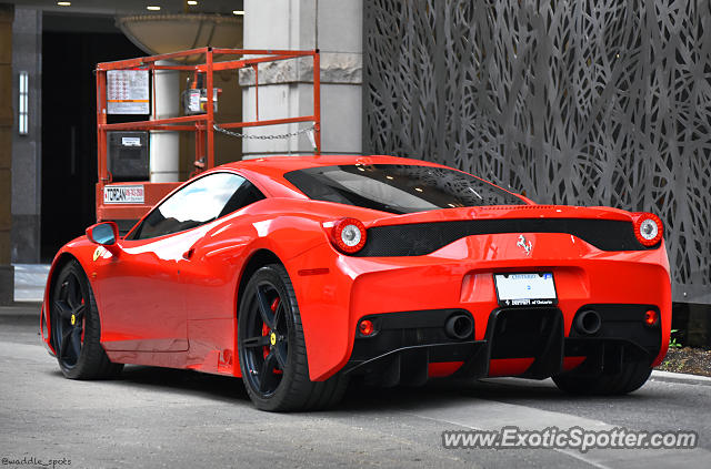 Ferrari 458 Italia spotted in Toronto, Canada