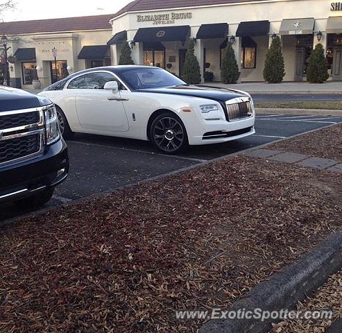 Rolls-Royce Wraith spotted in Charlotte, North Carolina