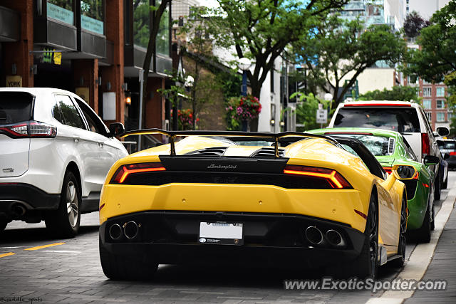 Lamborghini Huracan spotted in Toronto, Canada