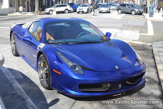 Ferrari 458 Italia spotted in Greenwich, Connecticut