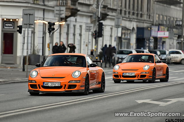 Porsche 911 GT3 spotted in Warsaw, Poland