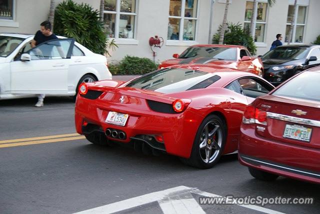 Ferrari 458 Italia spotted in South Beach, Florida