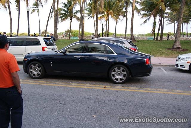 Rolls-Royce Ghost spotted in South beach, Florida