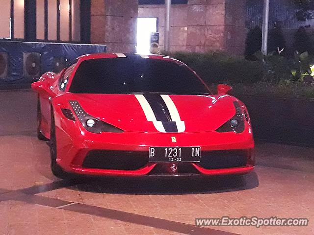 Ferrari 458 Italia spotted in Jakarta, Indonesia