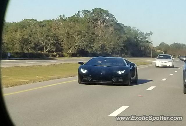 Lamborghini Aventador spotted in Orlando, Florida