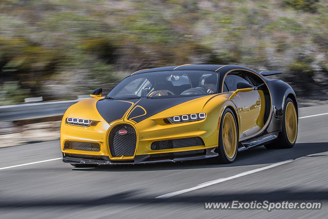 Bugatti Chiron spotted in Newport Beach, California