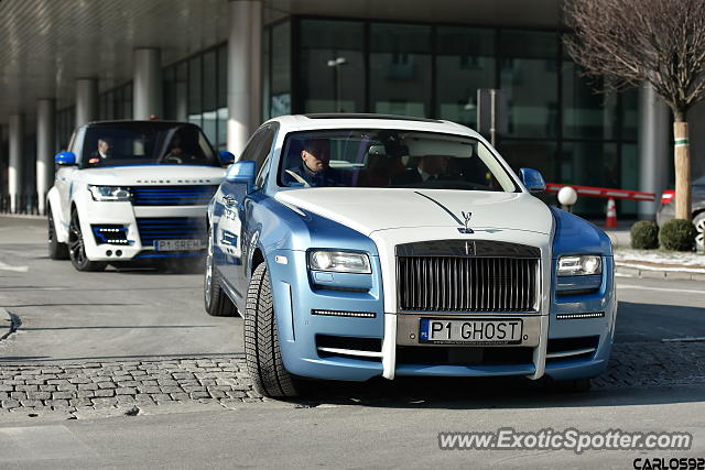 Rolls-Royce Ghost spotted in Warsaw, Poland