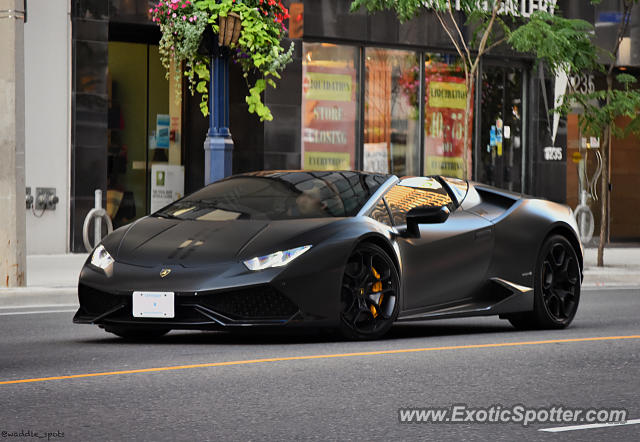 Lamborghini Huracan spotted in Toronto, Canada