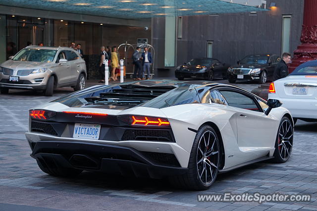 Lamborghini Aventador spotted in Toronto, Canada