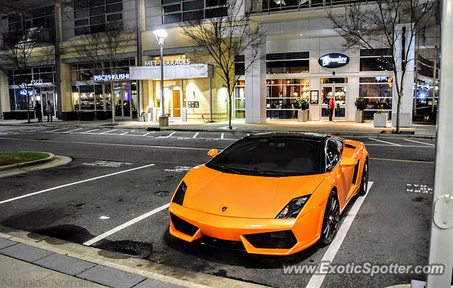 Lamborghini Gallardo spotted in Charlotte, North Carolina