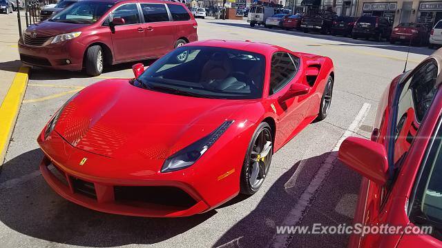 Ferrari 488 GTB spotted in Covington, Kentucky