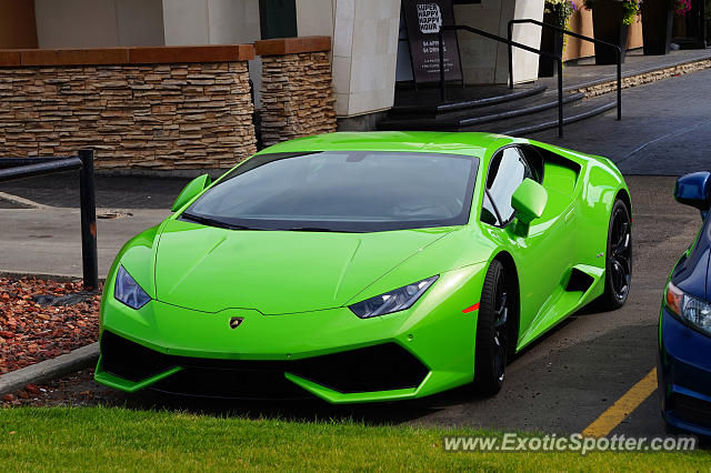 Lamborghini Huracan spotted in Edmonton, Canada