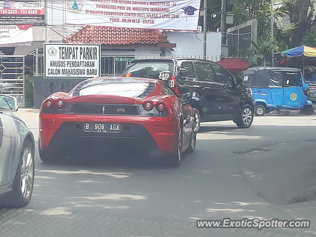 Ferrari F430 spotted in Jakarta, Indonesia