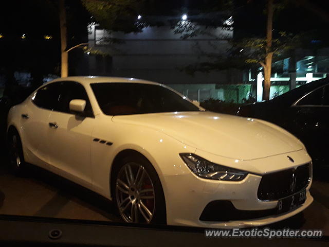 Maserati Ghibli spotted in Jakarta, Indonesia