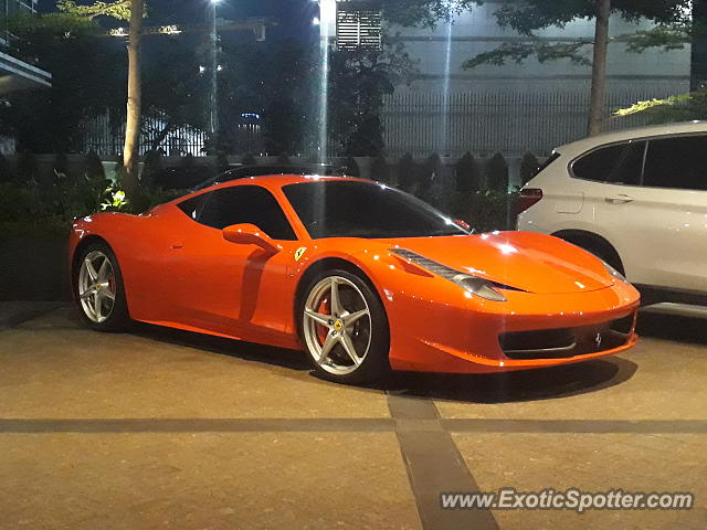 Ferrari 458 Italia spotted in Jakarta, Indonesia