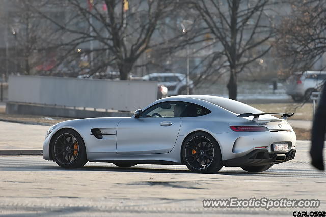 Mercedes AMG GT spotted in Warsaw, Poland