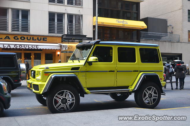 Mercedes 4x4 Squared spotted in Manhattan, New York