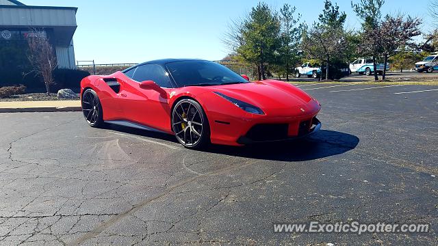 Ferrari 488 GTB spotted in New Albany, Ohio