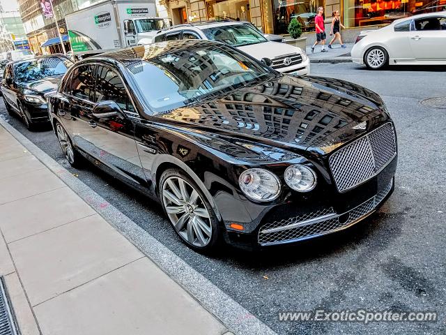 Bentley Flying Spur spotted in Manhattan, New York