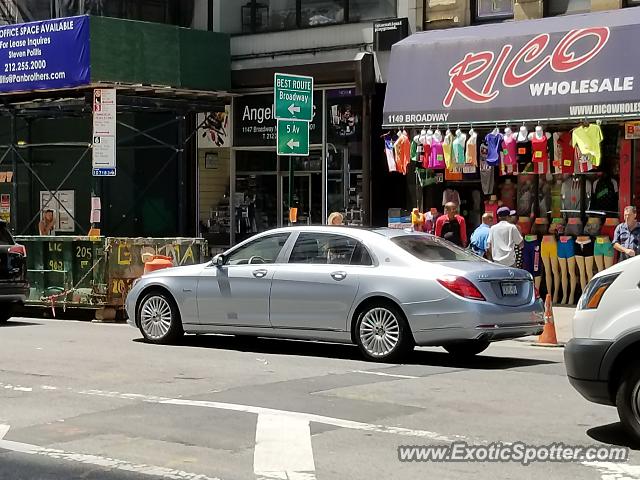 Mercedes Maybach spotted in Manhattan, New York