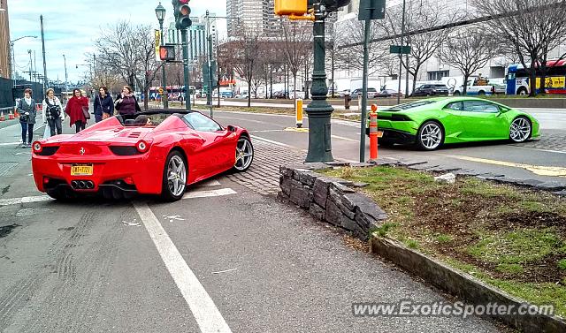 Ferrari 458 Italia spotted in Manhattan, New York