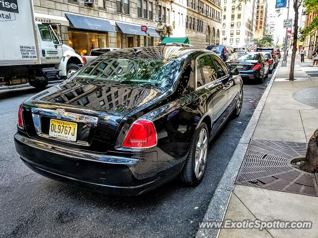 Rolls-Royce Ghost spotted in Manhattan, New York