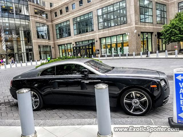 Rolls-Royce Wraith spotted in Manhattan, New York