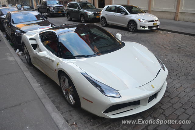 Ferrari 488 GTB spotted in Manhattan, New York