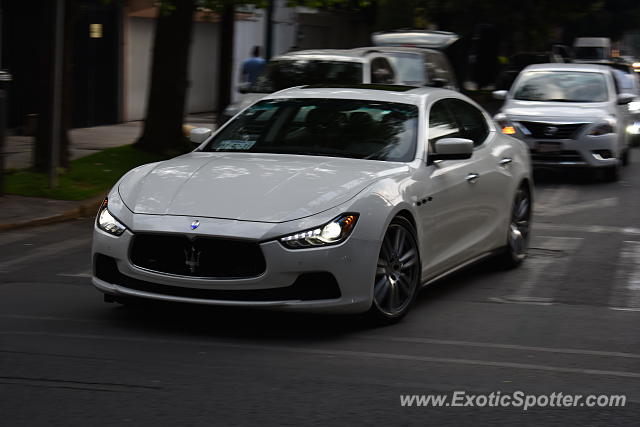 Maserati Ghibli spotted in Mexico City, Mexico