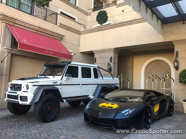 Lamborghini Aventador spotted in Beverly Hills, California