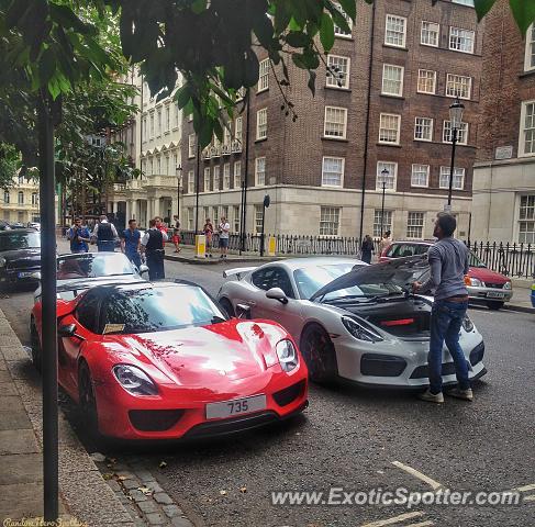 Porsche 918 Spyder spotted in London, United Kingdom