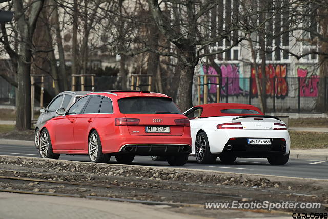 Aston Martin Vantage spotted in Warsaw, Poland