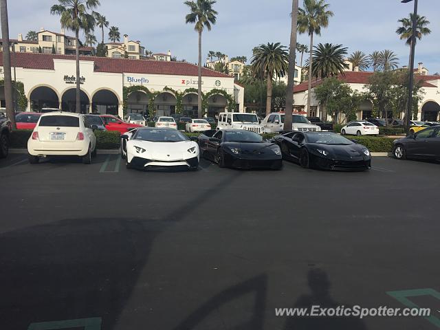 Lamborghini Aventador spotted in Newport Beach, California