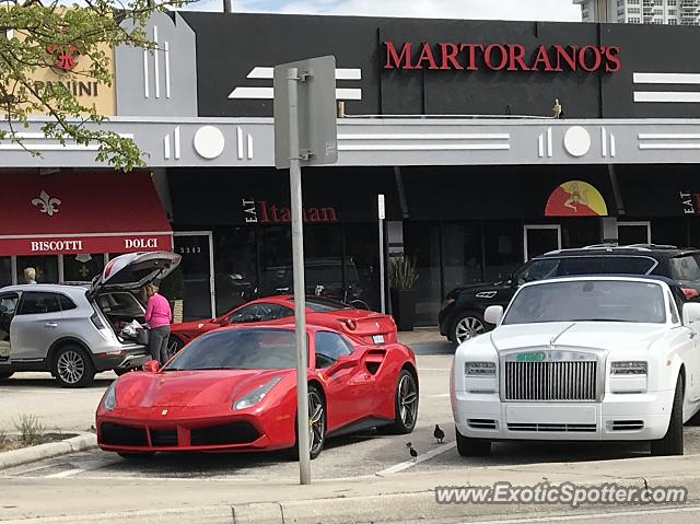 Ferrari 488 GTB spotted in Ft Lauderdale, Florida