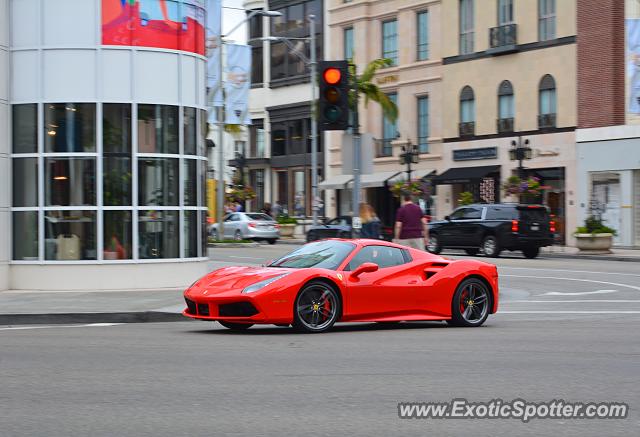 Ferrari 488 GTB spotted in Beverly Hills, California