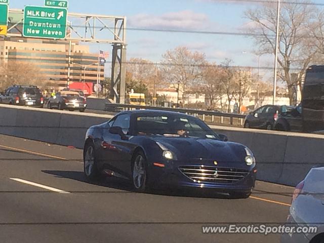 Ferrari California spotted in Wallingford, Connecticut